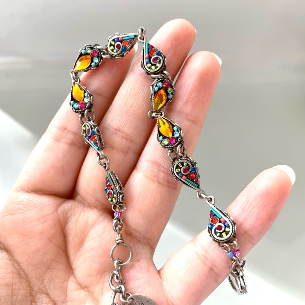 Firefly Multicolor rhinestone bracelet